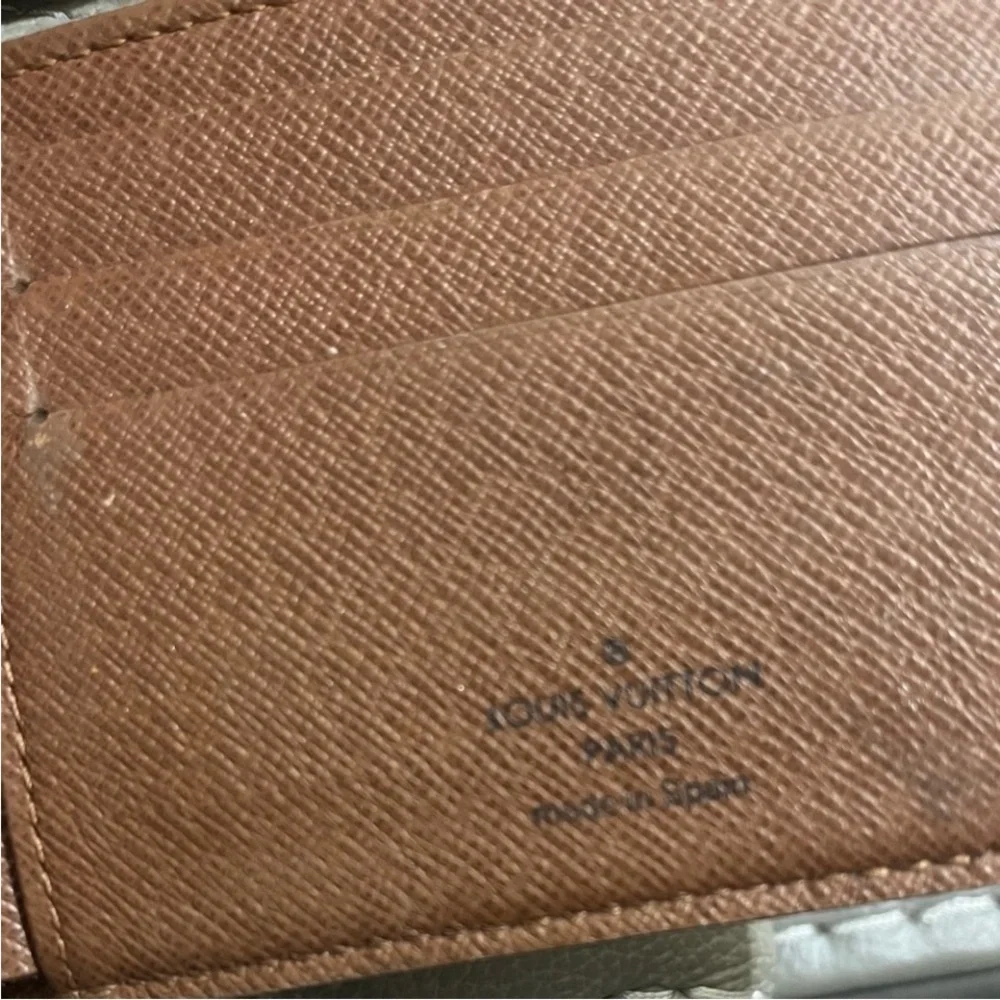 Louis Vuitton Brown Canvas Monogram LV Men's Bifold Wallet